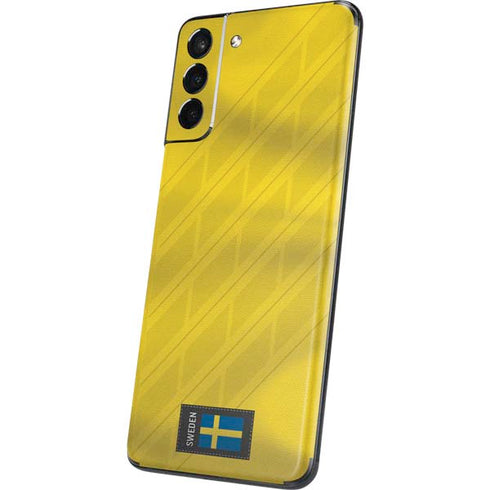 Sweden Soccer Flag Galaxy S21 Plus 5G Skin